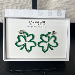 BaubleBar | St. Patty’s Day ☘️ Shamrock Earrings